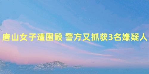 唐山女子遭围殴 警方又抓获3名嫌疑人